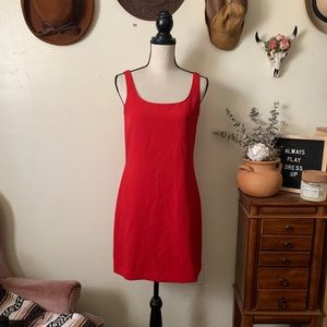 Vintage Hugo Buscati Mini Red Dress